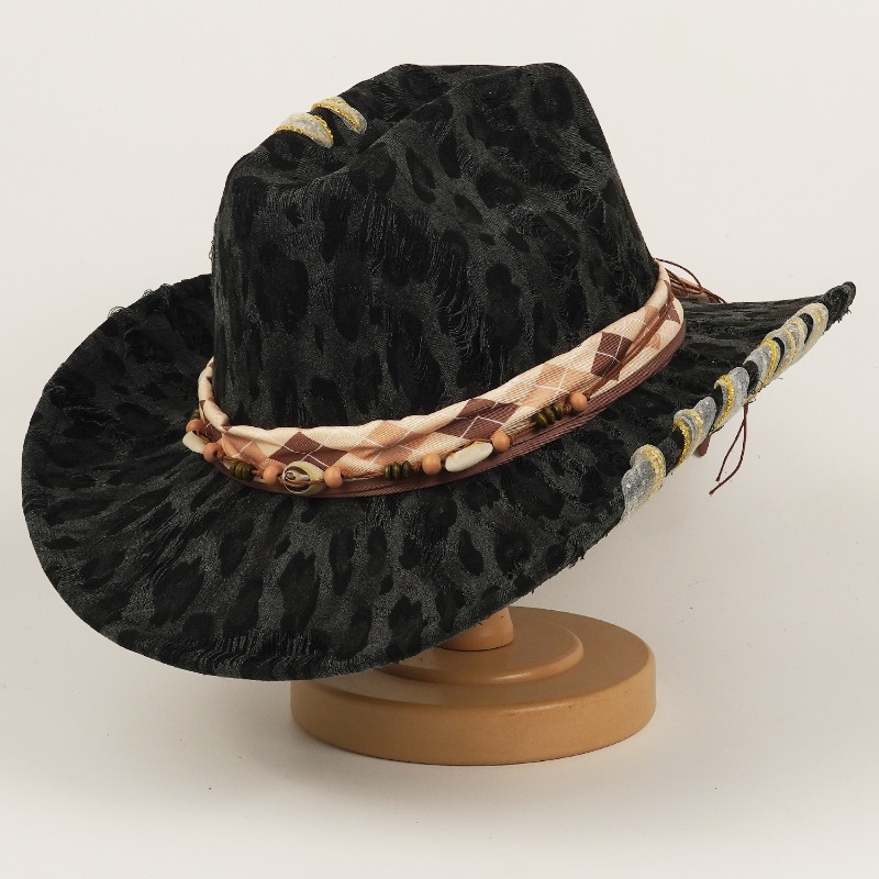 Leopard Print Western Cowboy H - đánh giá và giá Cowboy Hat Straw