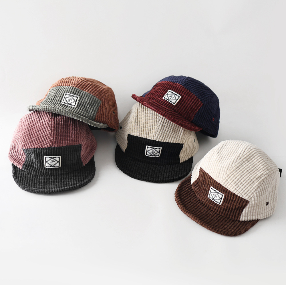 Autumn Winter New 5-Panel Colo - đánh giá và giá Corduroy Cap 5 Panel