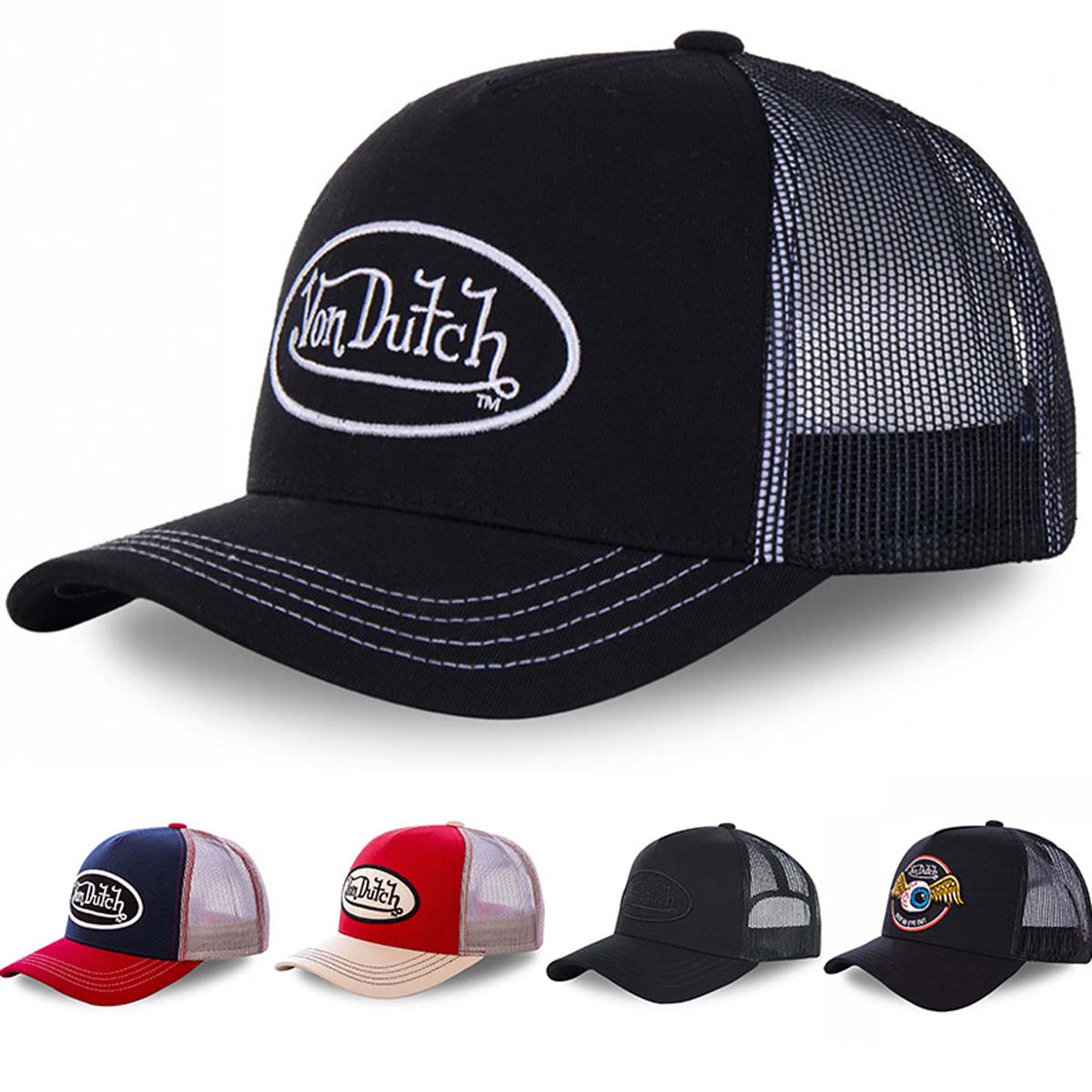 1PC Casual Fashion VON Basebal - đánh giá và giá Trucker Cap Mesh