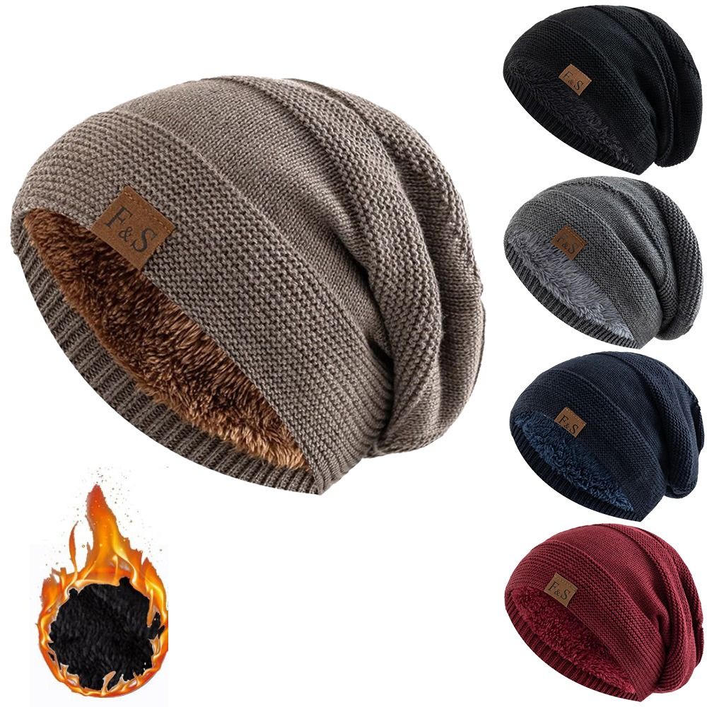Casual Fur Lined Winter Beanie - đánh giá và giá Beanie Cuffed Knit