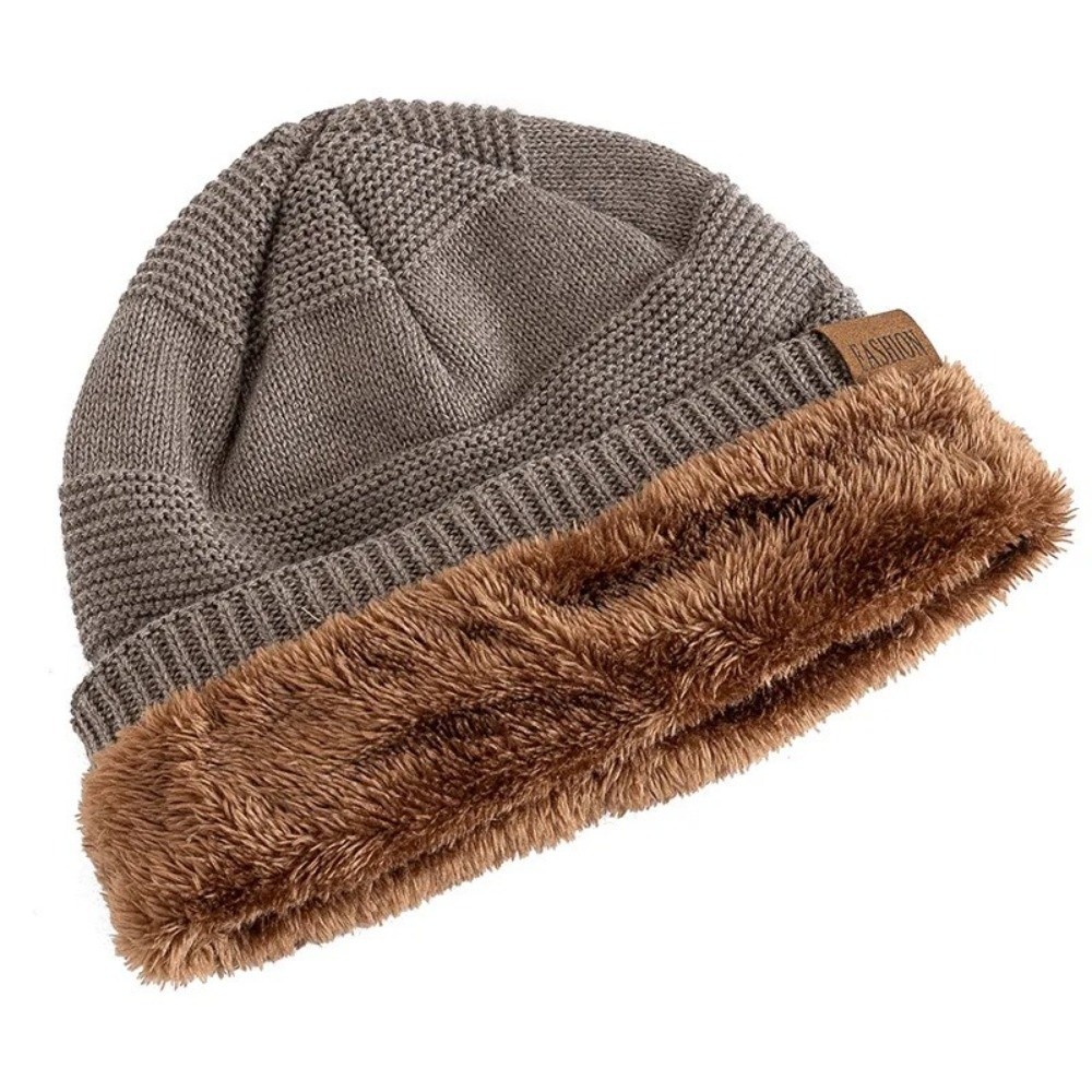 Casual Fur Lined Winter Beanie - đánh giá và giá Beanie Cuffed Knit
