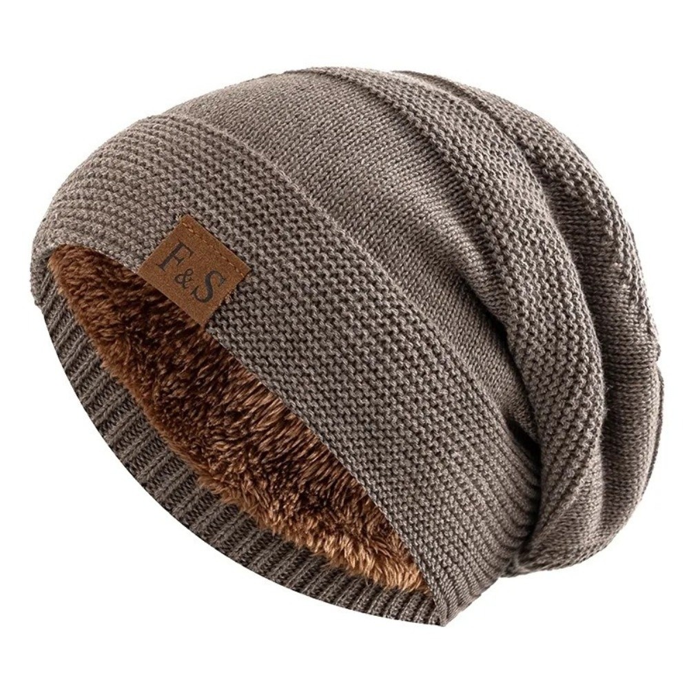Casual Fur Lined Winter Beanie - đánh giá và giá Beanie Cuffed Knit