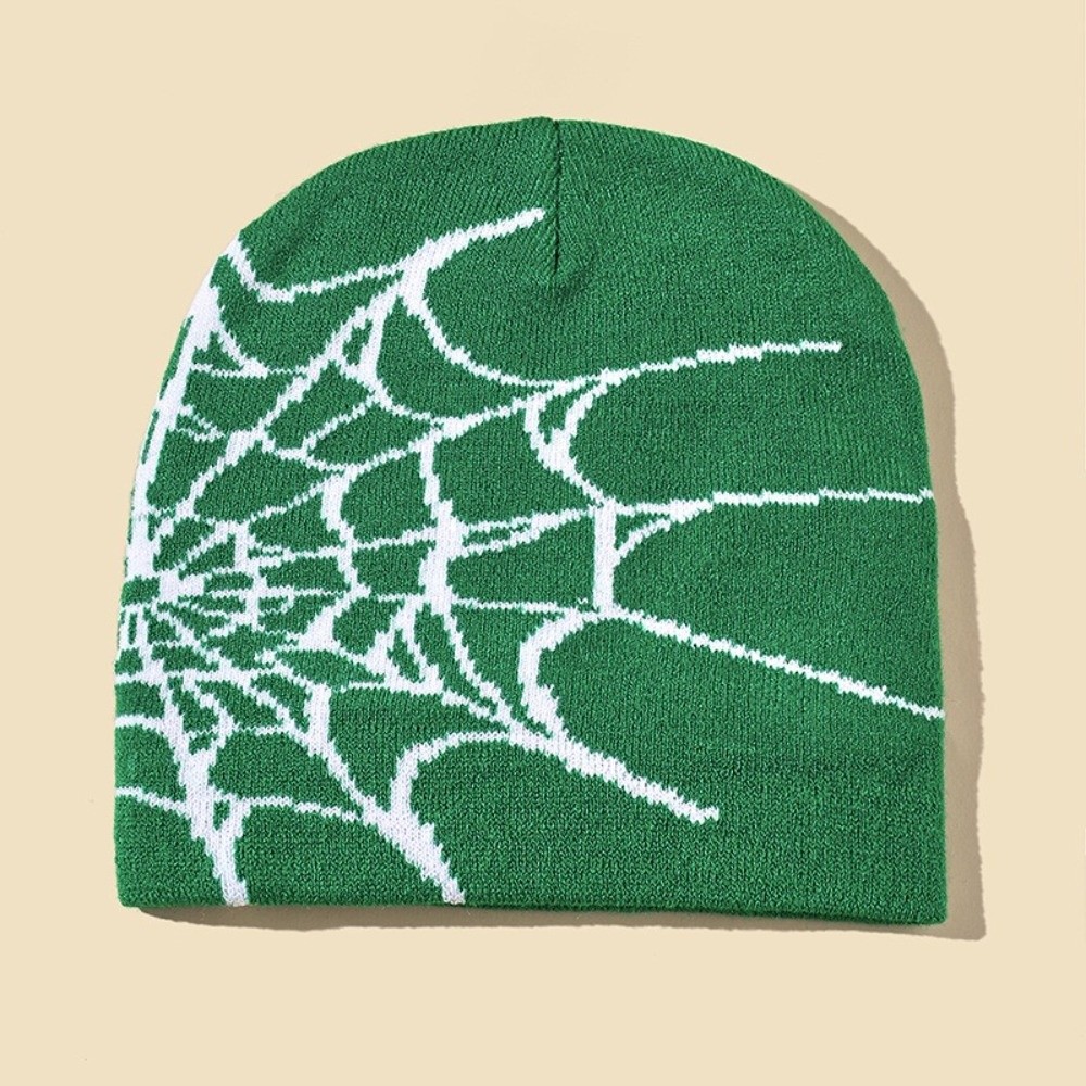 Hip-hop Soft Spider Web Patter - đánh giá và giá Beanie Cuffed Knit